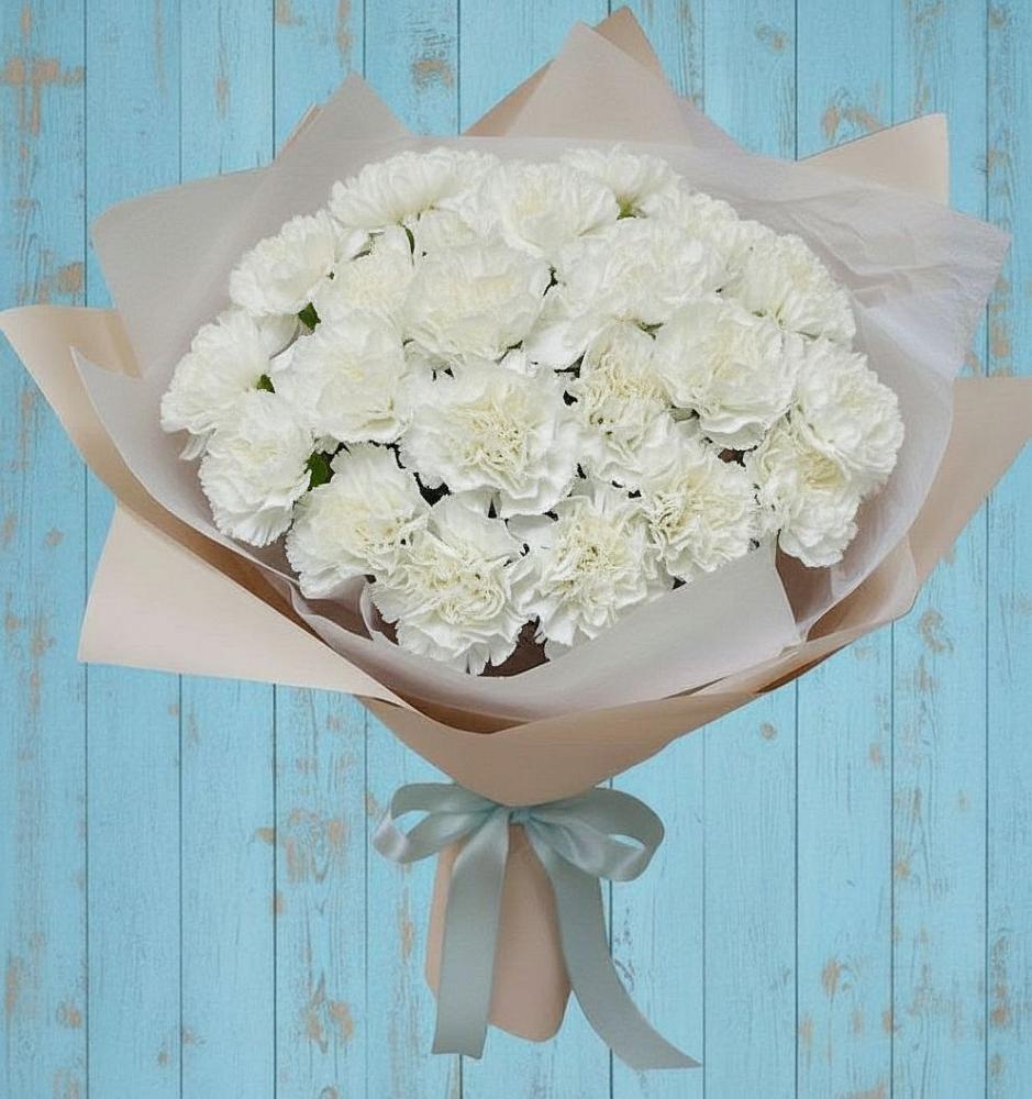 Букет цветов из: Гвоздики в Фосфоритный