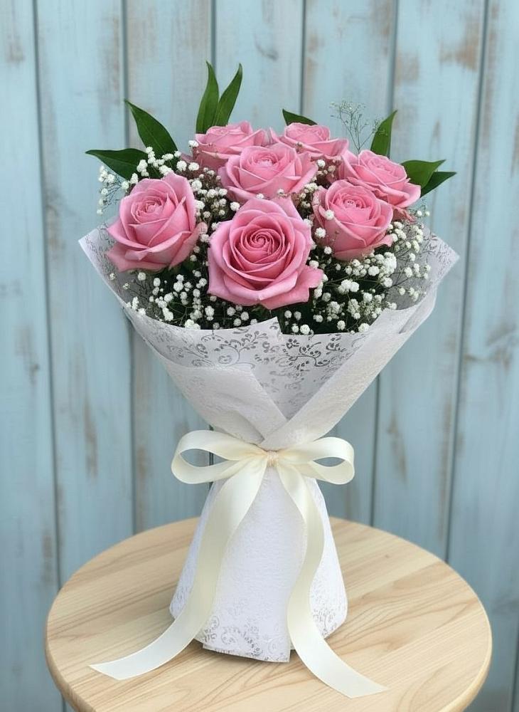 Букет цветов из: Розы в Фосфоритный