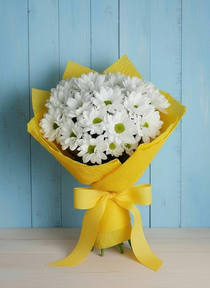 Букет цветов из: Хризантемы в Фосфоритный