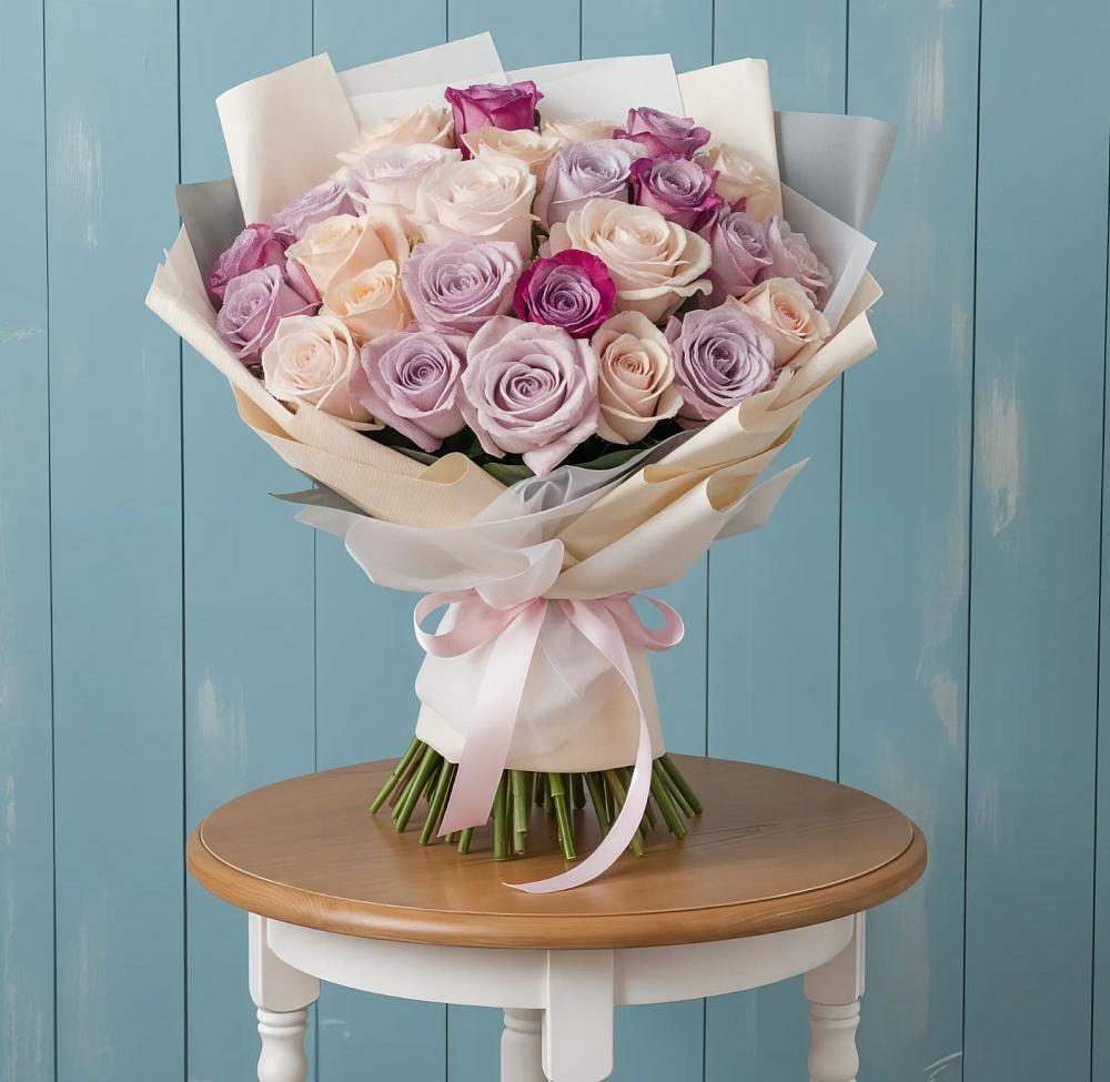 Букет цветов из: Розы в Фосфоритный