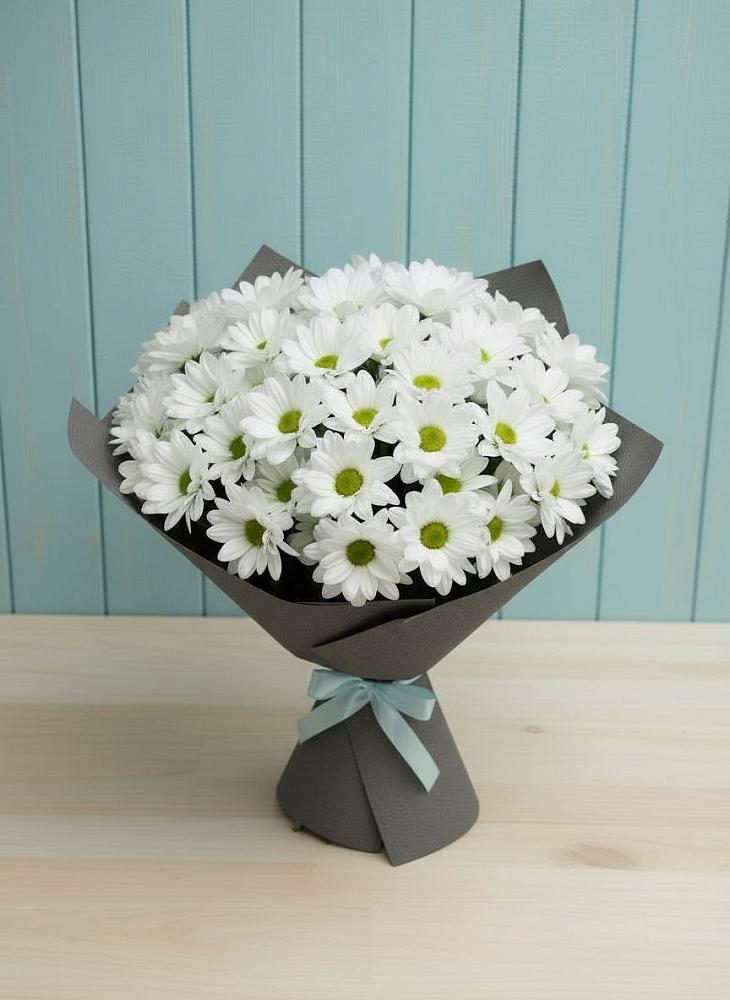 Букет цветов из: Хризантемы в Фосфоритный