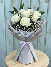 Букет цветов из:  Розы в Фосфоритный