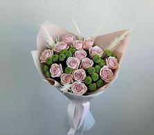 Букет цветов из:  Розы и Хризантемы в Фосфоритный