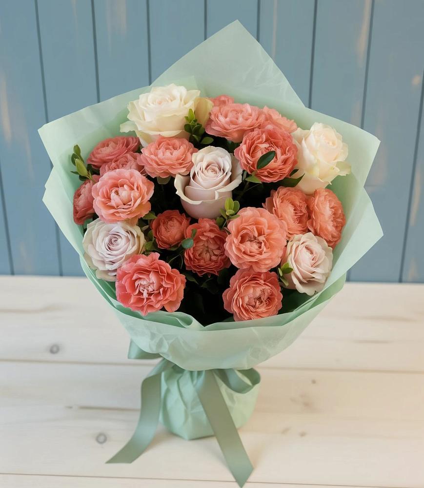 Букет цветов из: Розы в Фосфоритный