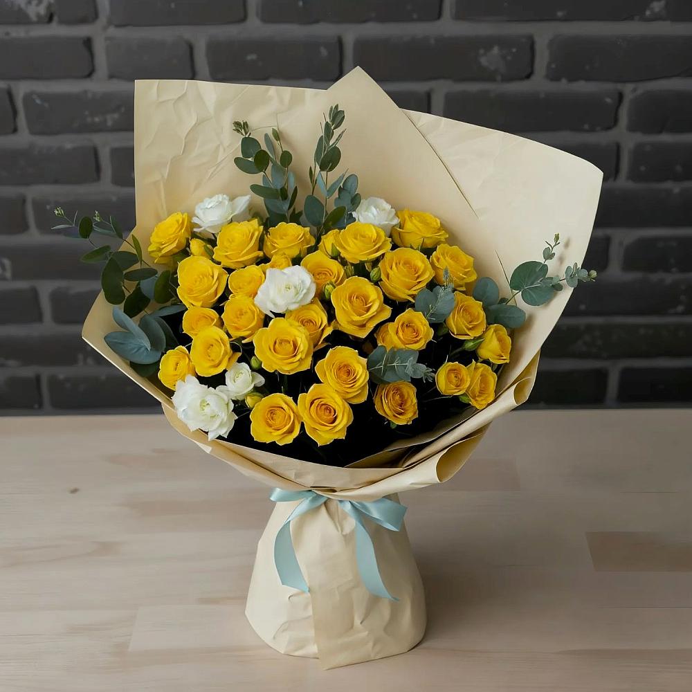 Букет цветов из: Розы в Фосфоритный