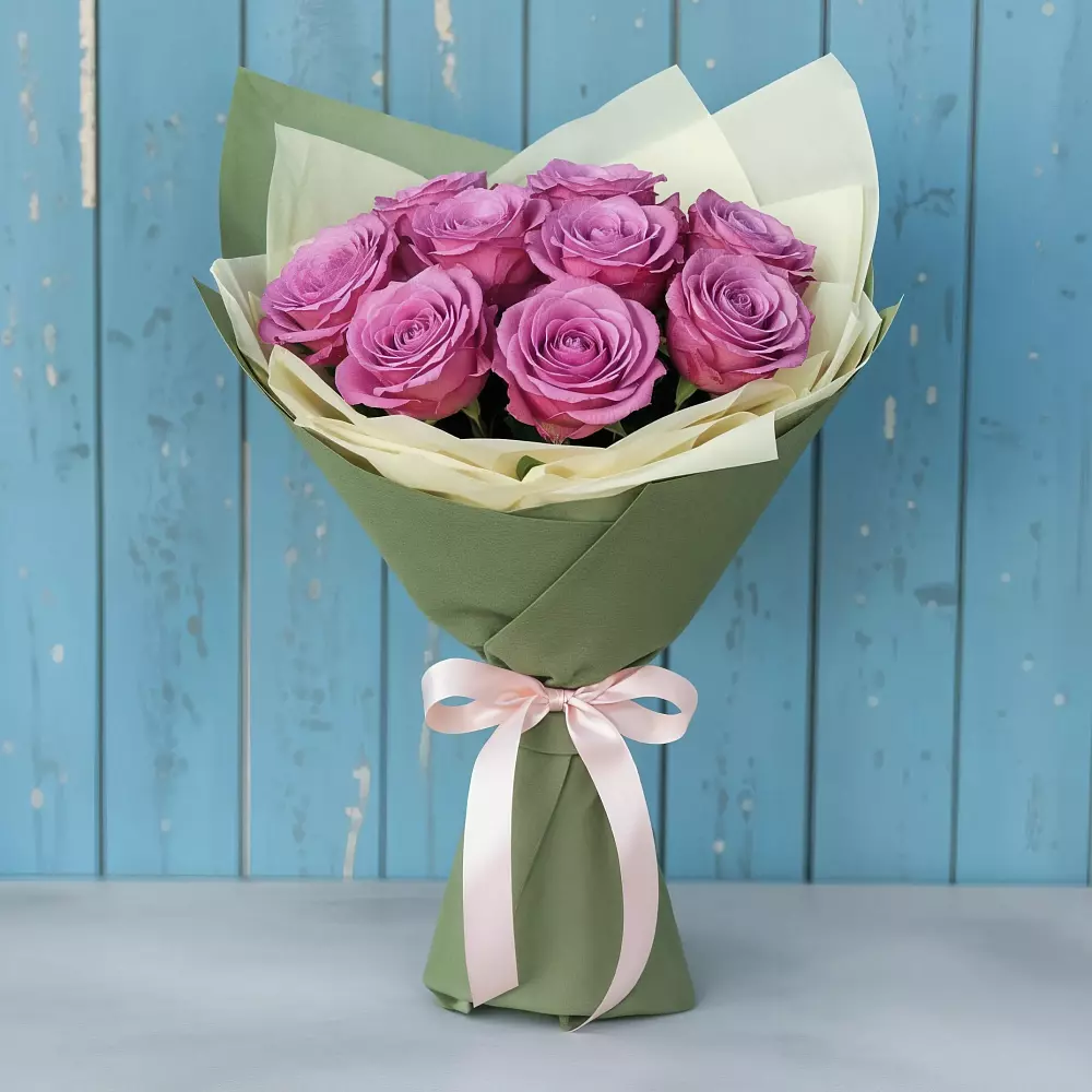 Букет Розы Фёрст Леди в Фосфоритный