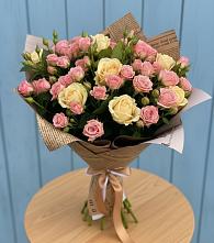 Букет цветов из:  Розы в Фосфоритный