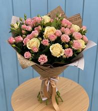 Букет цветов из:  Розы в Фосфоритный