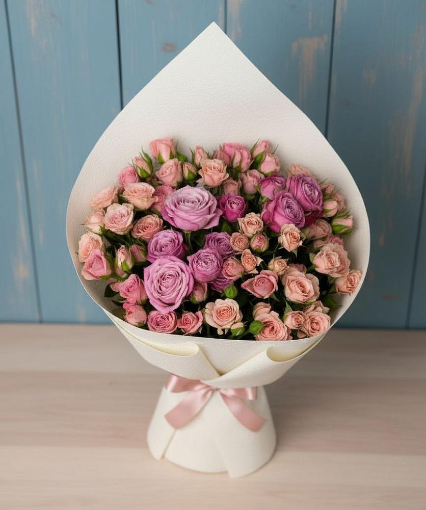 Букет цветов из: Розы в Фосфоритный