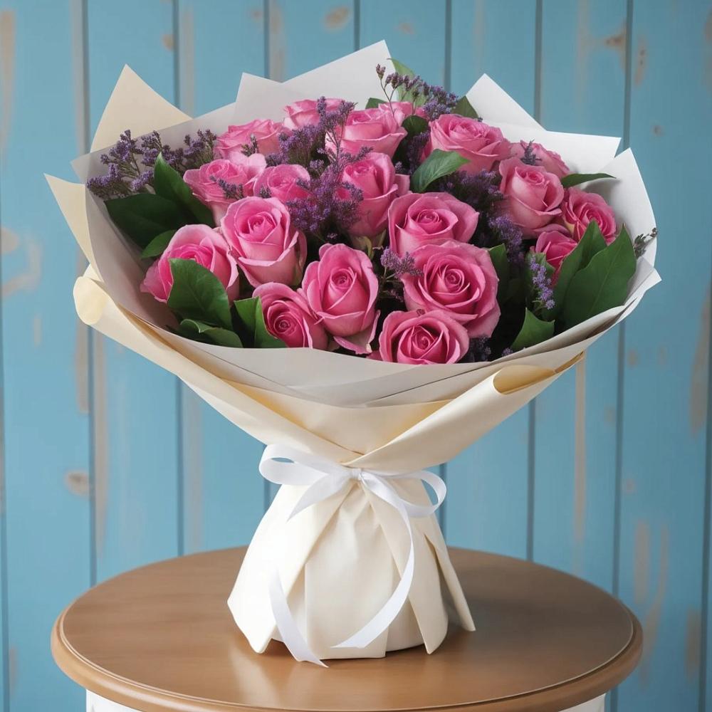 Букет цветов из: Розы в Фосфоритный