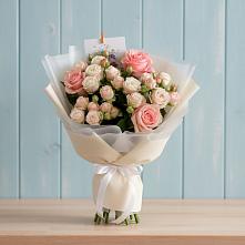 Букет цветов из:  Розы в Фосфоритный