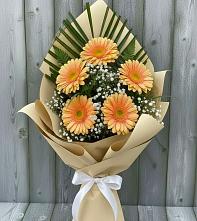Букет цветов из:  Герберы в Фосфоритный