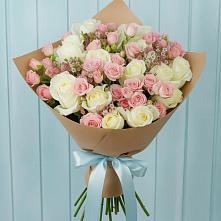 Букет цветов из:  Розы #REPLACE_PRED# Фосфоритный